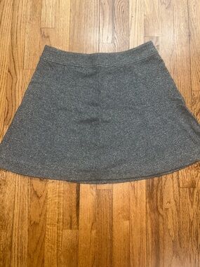 Paraphrase Gray Women's A-Line Skirt Large